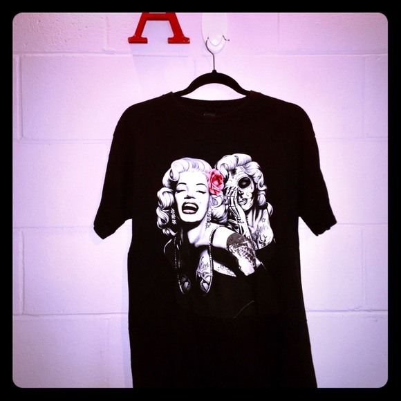 Obey Other - OBEY // Marilyn Monroe sugar skull T-shirt